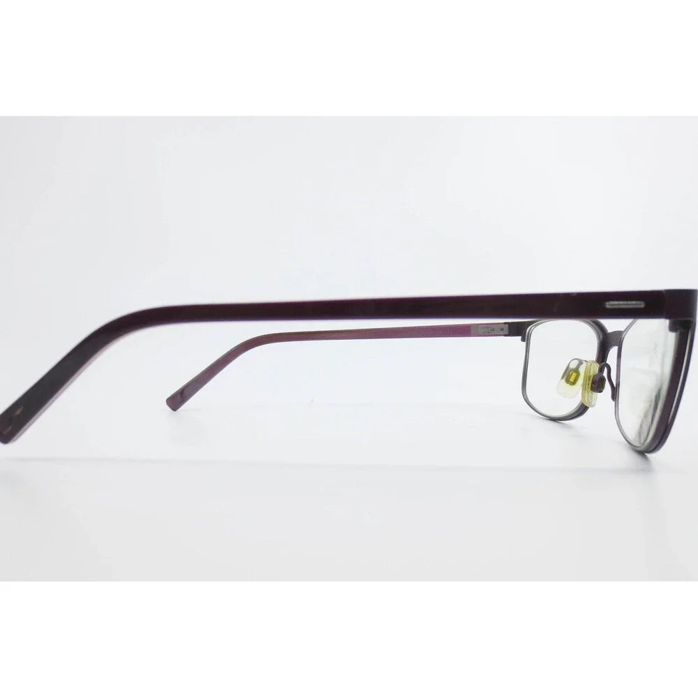 Morel Lightec 8104L Purple Rectangle Eyeglasses Frames 52-15-135 France